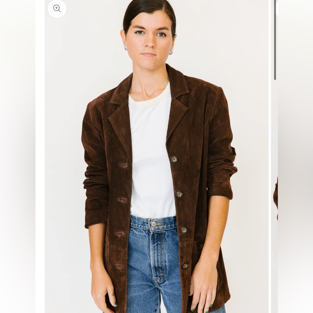 Vintage Lord & Taylor Brown Suede Women's Jacket